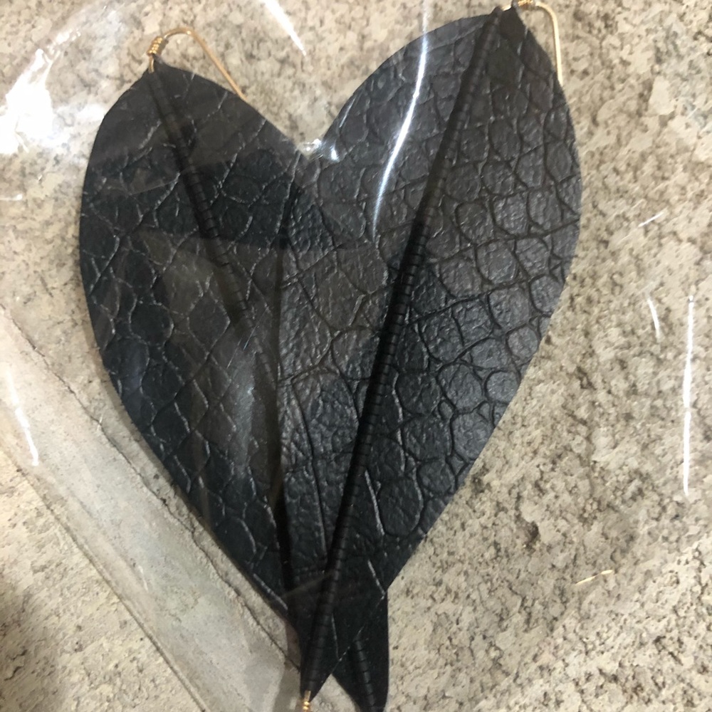 Sarah Briggs Feather earrings